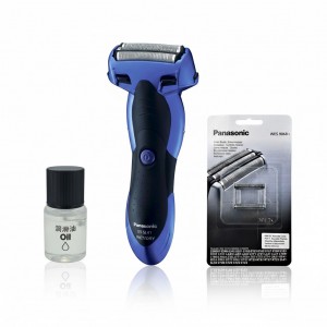 Электробритва Panasonic ES-SL41-А520-AS1 с дополнительным комплектом из лезвия WES-9068Y-1361 и маслом WES-8196X-7911 